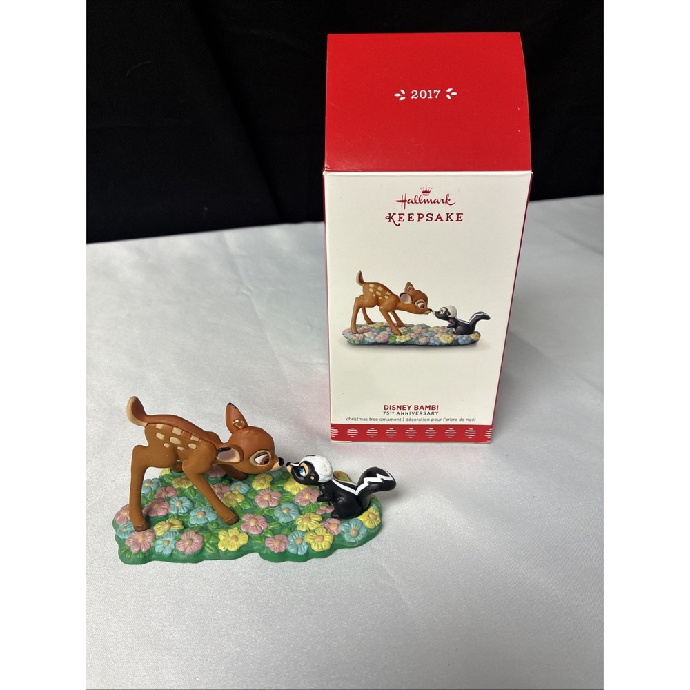 2017 Hallmark Keepsake Disney Bambi 75th Anniversary Ornament QXD6185